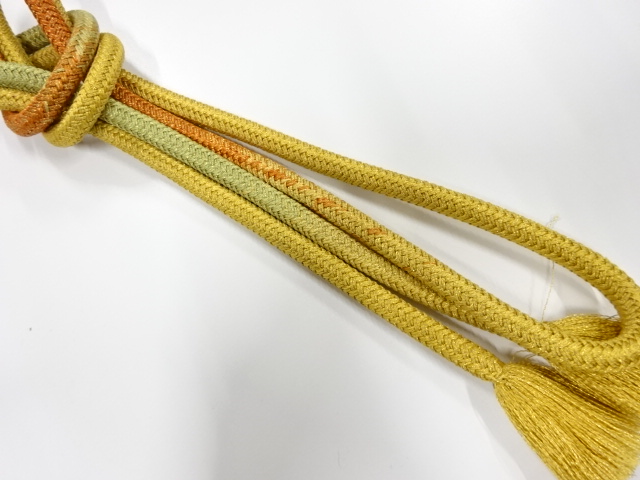 正絹　手組帯締め